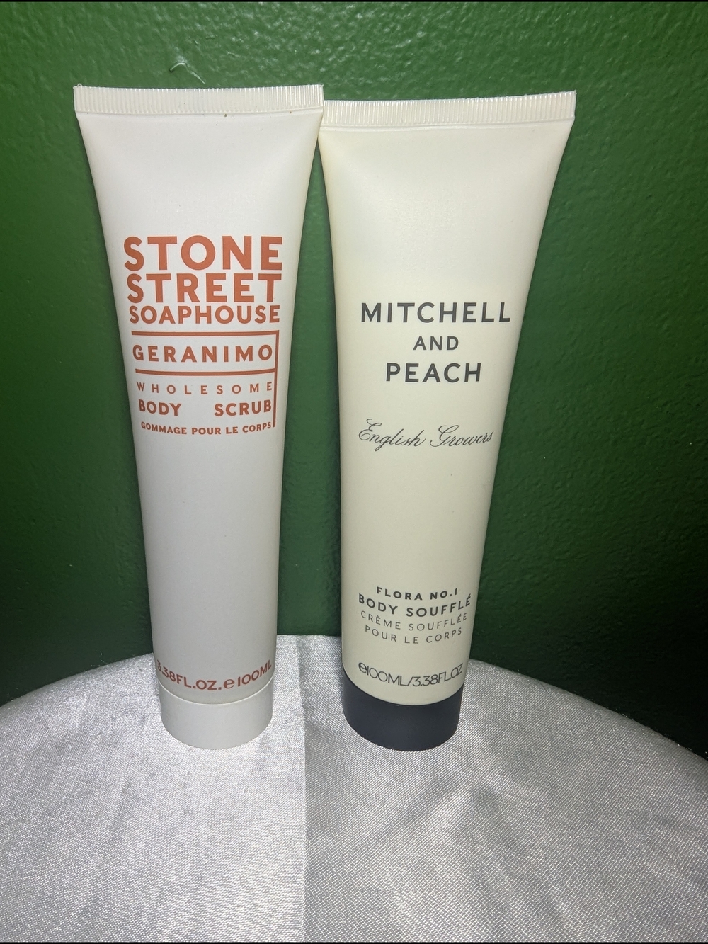 Body Scrub and Body Souffle Made In England